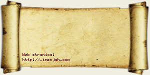 Kristina Roksandić vizit kartica